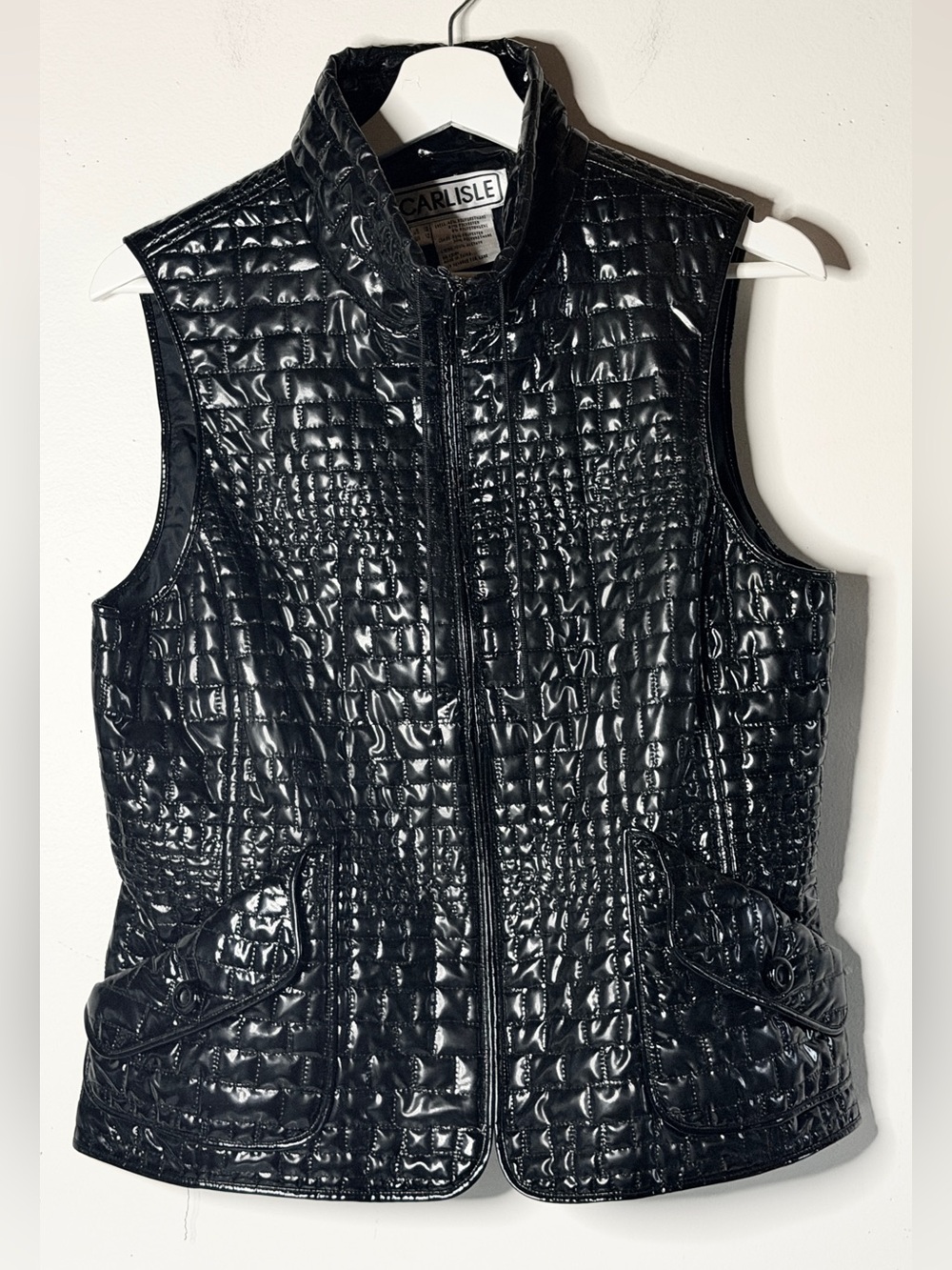 Carlisle black puffy vest 10